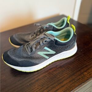 New Balance Black and Mint Athletic Shoes